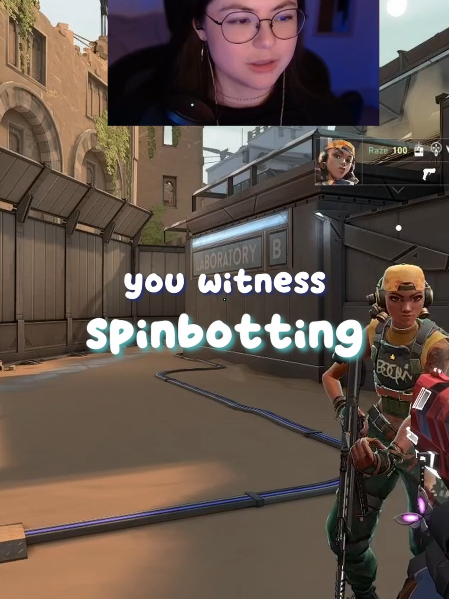 had my first spinbotter in my team, they were trio'd with the brim and reyna. was not a fun game tbh, and I have yet to receive a cheater notification from my reports... #valorantcheater #fyp #valoranthacks #shocking #valorantclips