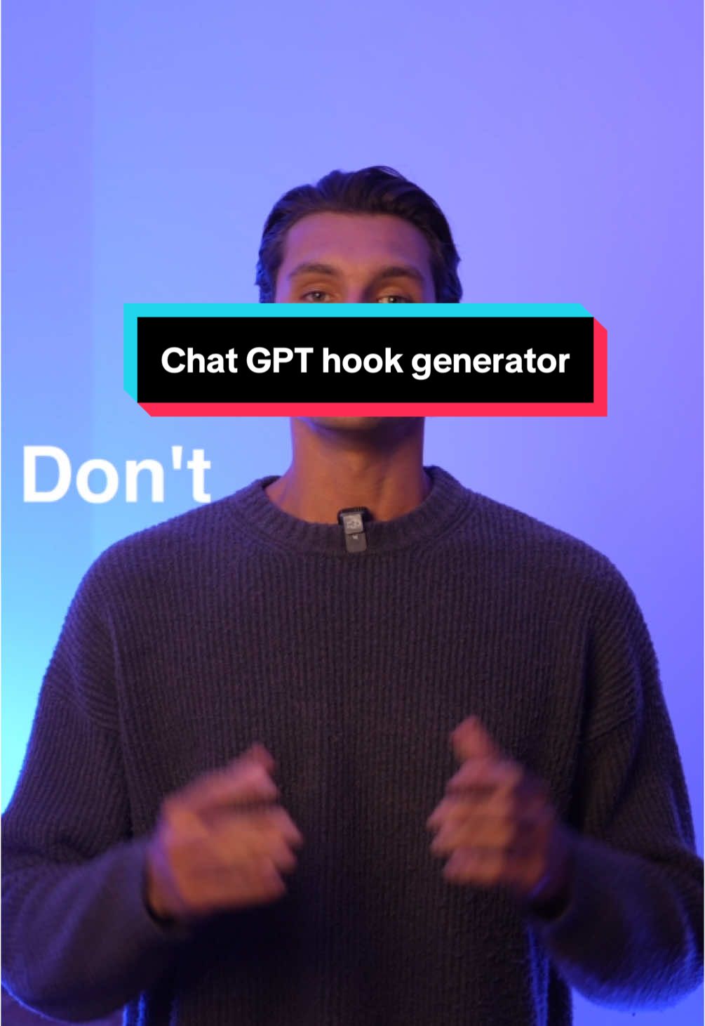 Prompt: You're an expert direct response advertiser, specialising in advertising on social media. Come up with 5 hooks for a facebook ad about [PRODUCT]. Consider the following: - The goal of the hook is not to sell the product. The goal of the hook is to grab attention. People are not on their feed to watch ads, so we must say something that speaks DIRECTLY to the target audience. - You can phrase hooks in many different ways: 1st person, 2nd person, 3rd person, questions, statements - The hook should be read in no longer than 4 seconds. It can be shorter. #digitalmarketing #chatgpt #ecommerce #marketingtips #copywriting #ai 