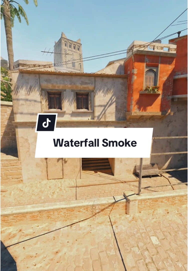 WATERFALL SMOKE ON MIRAGE #CS2 #COUNTERSTRIKE 