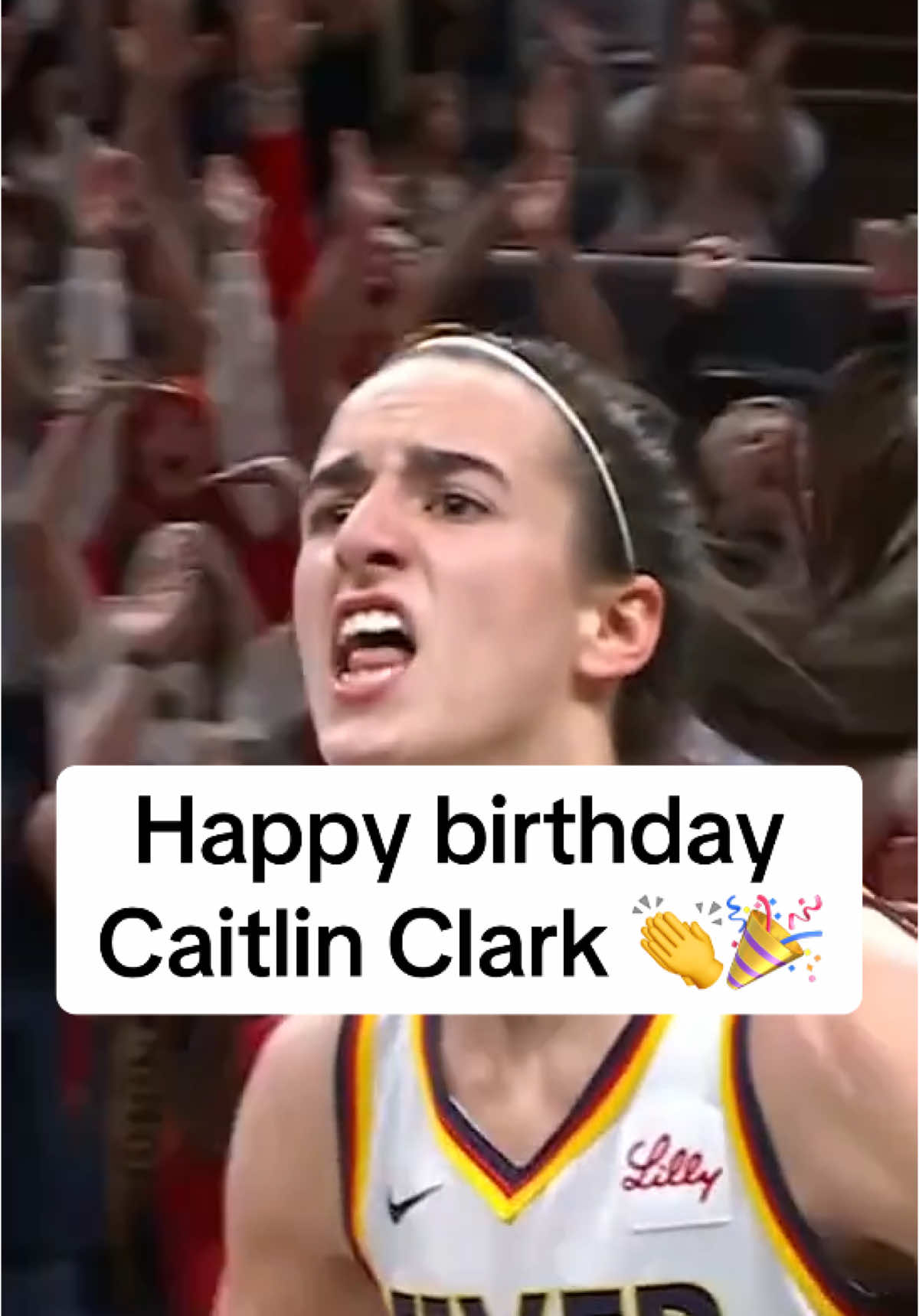 The WNBA Superstar turns 23 today 🎉🎂 #caitlinclark #WNBA #basketball #basketballtiktok #ballislife 