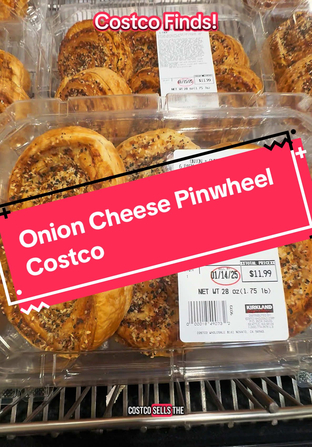 Onion Cheese Pinwheel at Costco!#croissant #cheesecroissant #costco #costcofinds #creatorsearchinsights