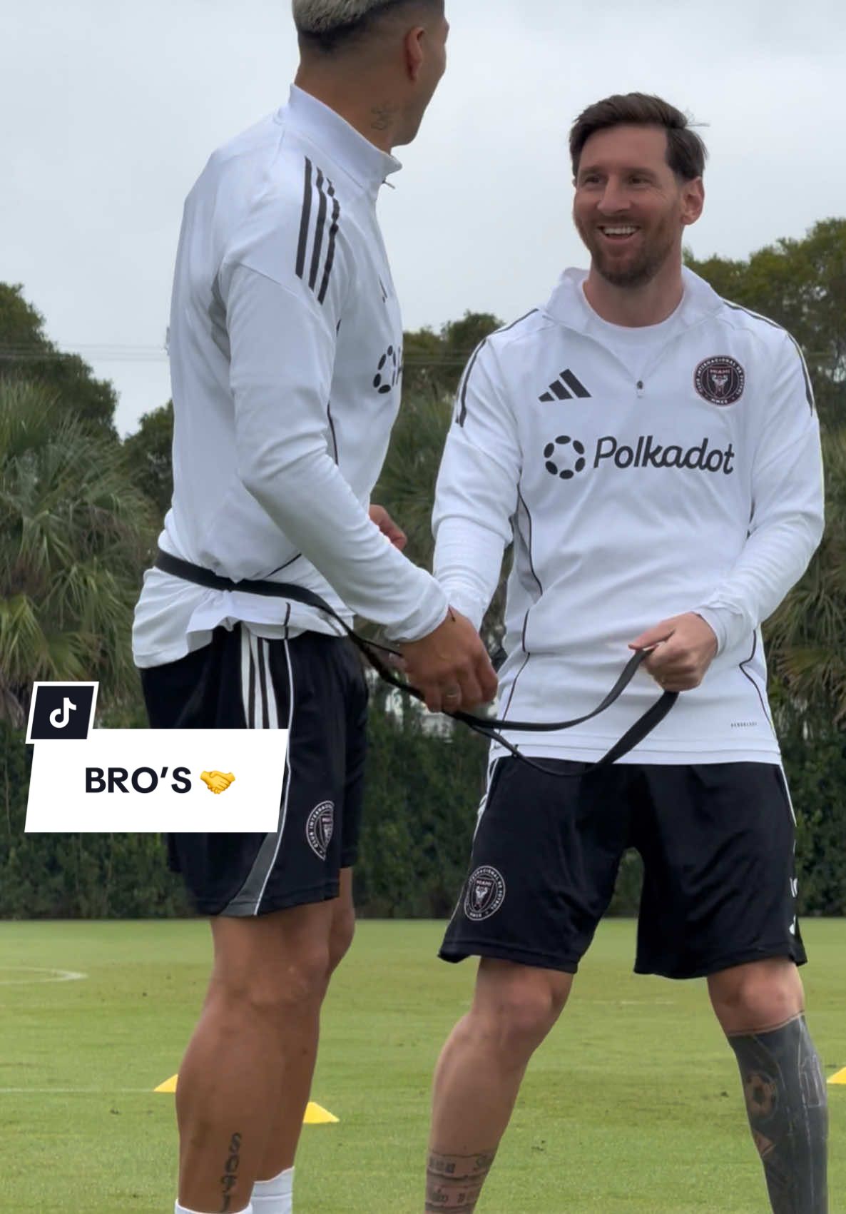 This duo 🤝 #LuisSuarez #LeoMessi #InterMiamiCF #Miami #LaFamiliaIMCF #MLS #sportstok #IMCF #Messi 