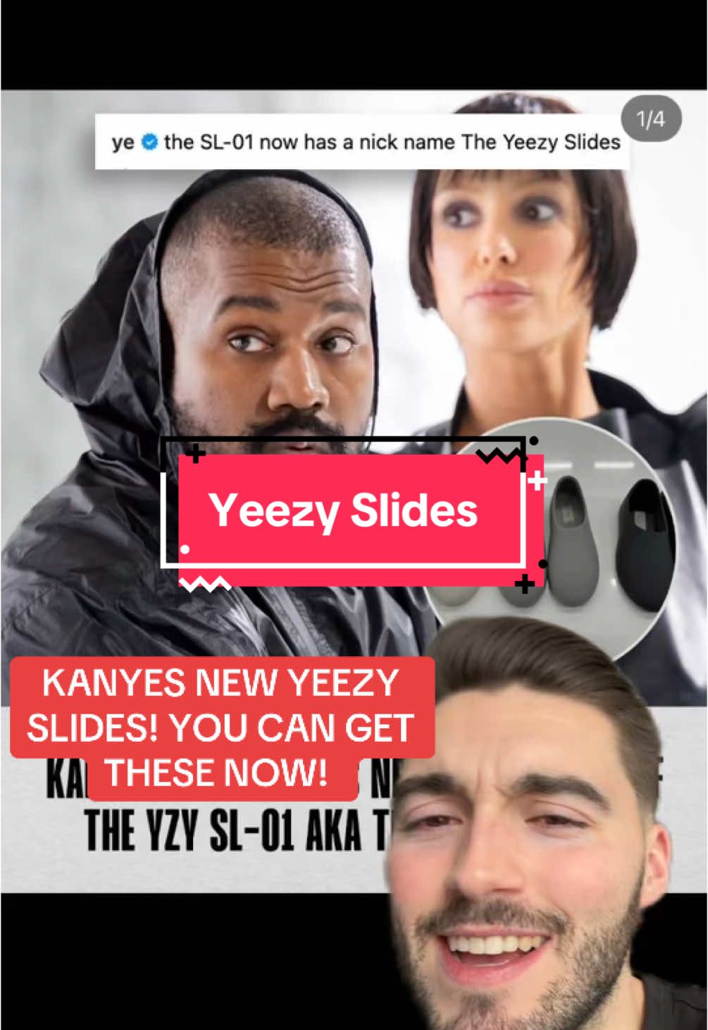 New YEEZY SLIDES on the way, these are only $20 and kayne is going at adidas once again! #sneakernews 