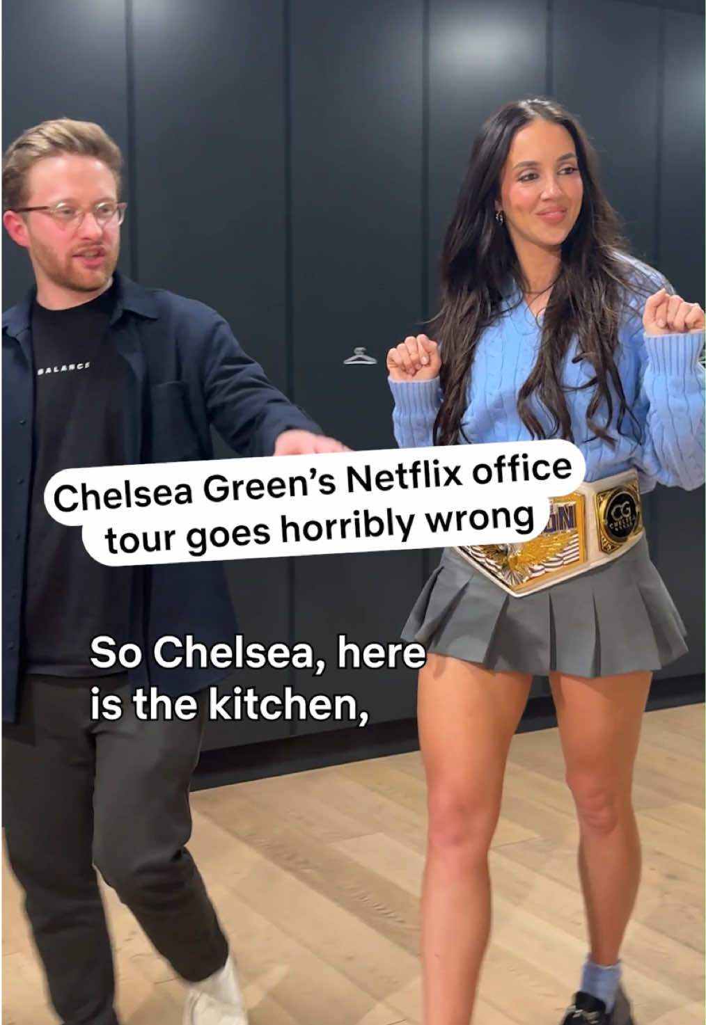 #chelseagreen just can't escape the dumpster 🗑️🚮 #WWE #wweonnetflix