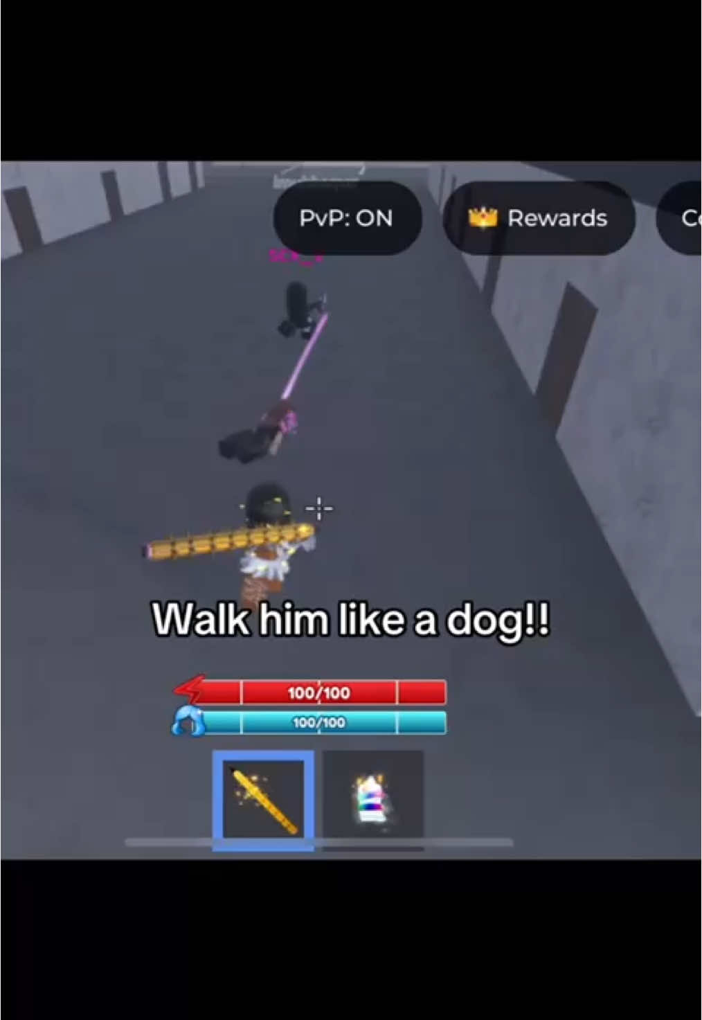 walk him like a dog!! 🤪❤️ #clan #roblox #fyp #credit #edit #scx #ate #scxclan #baddies #fypシ  HOW TO JOIN SCX:  must have one of these: 1k+ slays, purse, brass knuckles, loverboard, be 13+, have discord DM ME TO JOIN!!