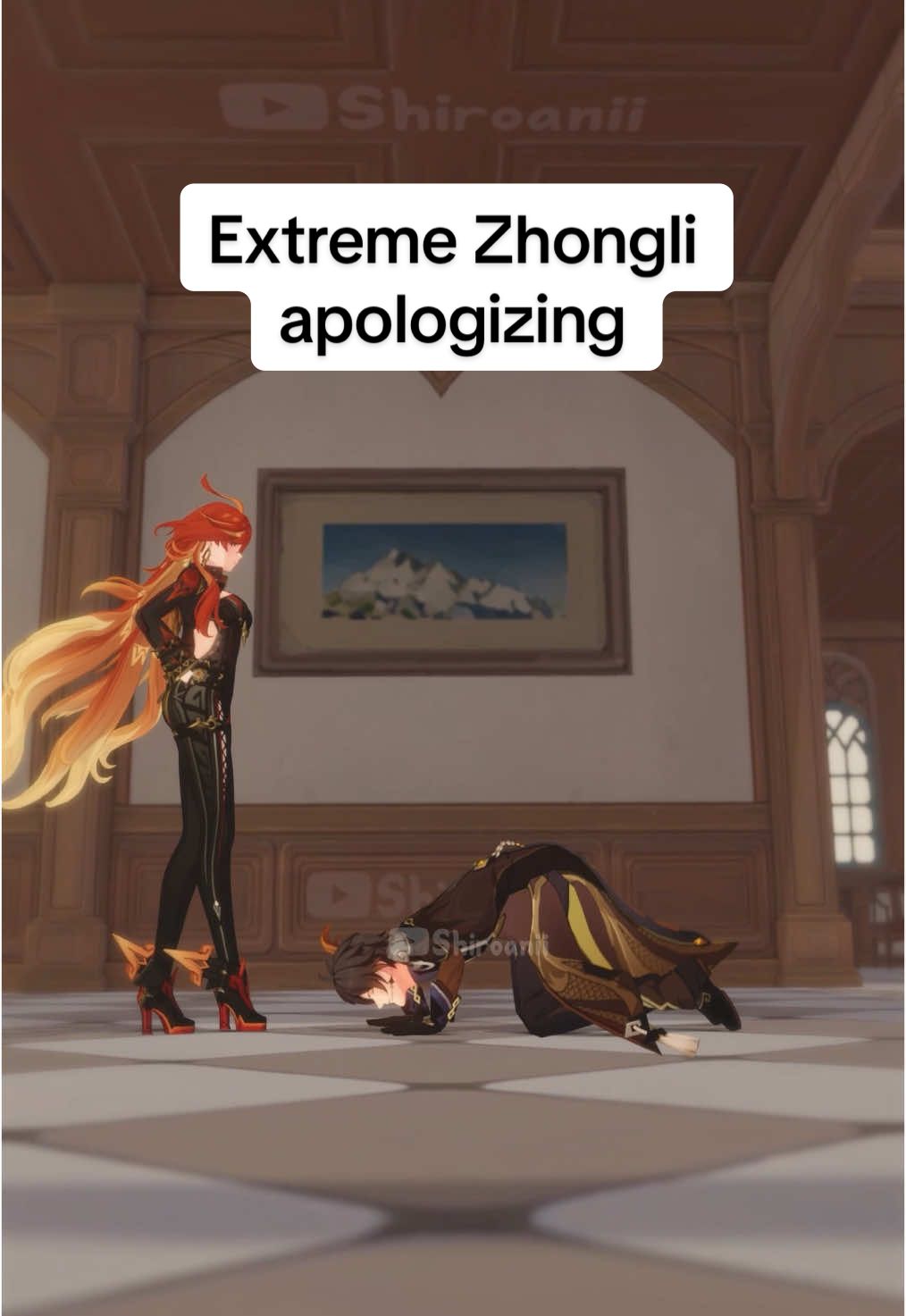 Extreme Zhongli apologizing 🧎‍♂️ ref: 