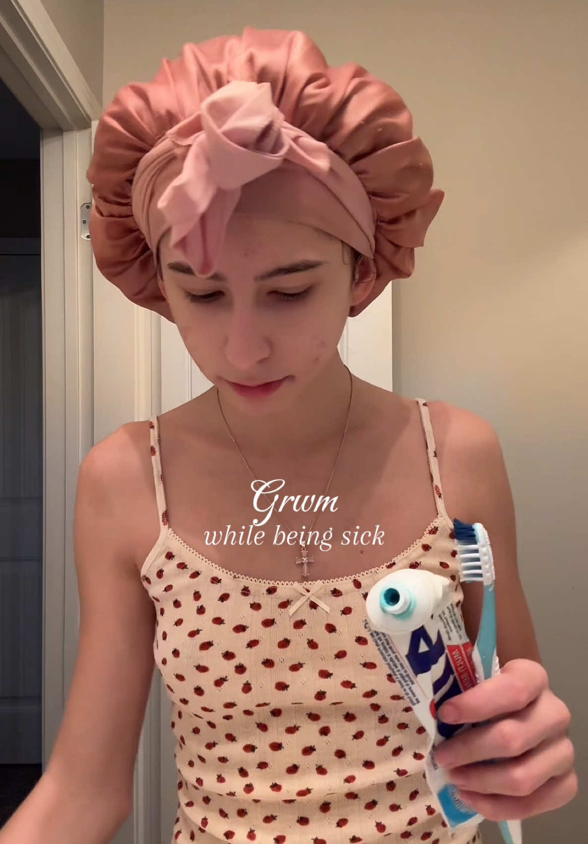 i can’t stand being#sick #grwm #christian #grwmroutine #skincare #christianity #fyp 