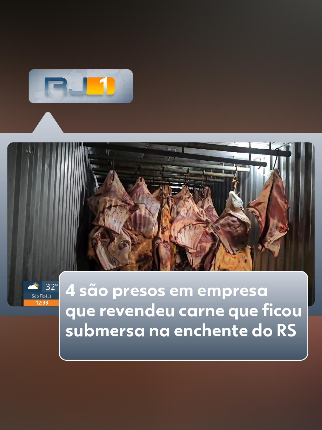 Rio de Janeiro - Quatro pessoas foram presas nesta quarta-feira (22) na Operação Carne Fraca, contra uma empresa no Rio de Janeiro que comprou e revendeu para consumo humano carne que ficou submersa por vários dias na enchente de Porto Alegre, em 2024. Entre os presos está um dos donos da firma, Almir Jorge Luís da Silva. Segundo as investigações, a Tem Di Tudo Salvados, de Três Rios, arrematou 800 toneladas de proteína animal deteriorada de um frigorífico de Porto Alegre. A Tem Di Tudo é autorizada a fazer o reaproveitamento de produtos vencidos e alegou aos produtores gaúchos que a mercadoria seria transformada em ração animal. Mas a Decon apurou que pacotes de carnes bovina, suína e de aves estragadas foram postas à venda para açougues e mercados de todo o país. “Temos informações de que a carne foi maquiada para esconder a deterioração provocada pela lama e pela água que ficaram acumuladas lá no frigorífico da capital gaúcha”, explicou o delegado Wellington Vieira. “Todas as pessoas que consumiram essa carne correram risco de vida. Quando uma mercadoria fica debaixo d’água, adquire circunstâncias e condições que trazem risco iminente à saúde”, frisou o delegado. Leia mais no #g1. #carne #enchente #riodejaneiro