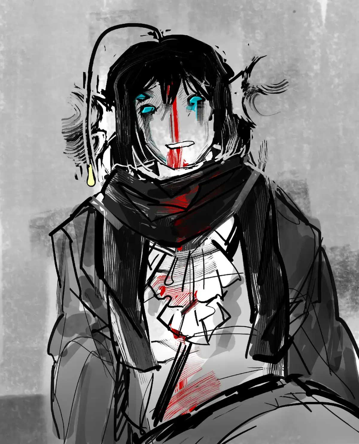 tw fake blood//  I guess he never coming back home  #fyp #fypシ  #art #pressurefanart #sebastiansolacepressure #pressure #pressureroblox #art 