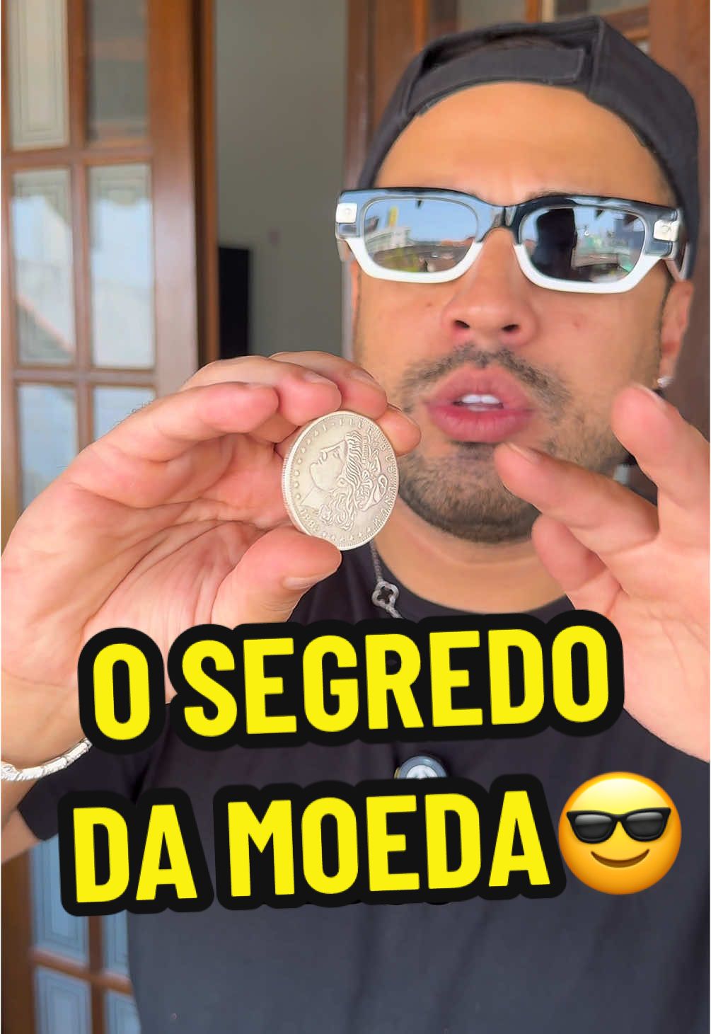 Teletransporte da Moeda🔥 #magica #truque #tutorial 
