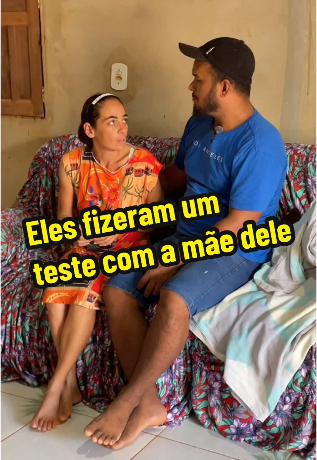 Eles fizeram um teste com a mãe dele #telenovelas 