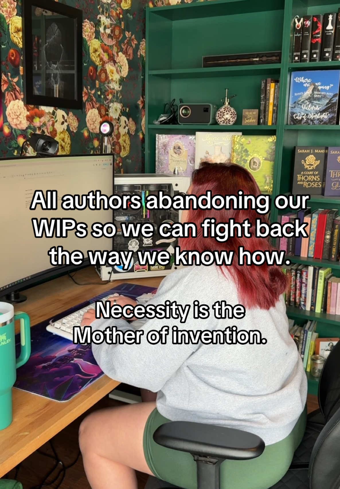 I’m with you @Genevieve Reign ⚔️ Author 🫡 #authortok #workinprogress #fantasybooks #BookTok #theworldwillbesavedandremadebythedreamers 