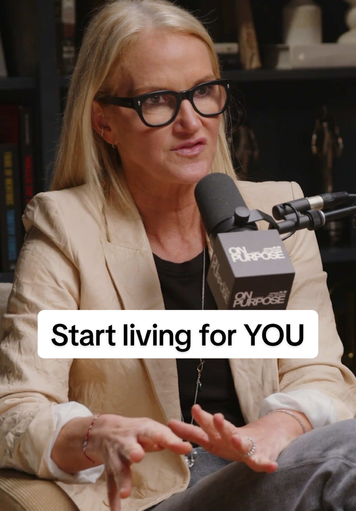 This is your sign to post that picture, start that podcast, the time is NOW 🙌 @Mel Robbins on the podcast talking all about The Let Them theory #melrobbins #letthem #letme #motivation #advice 