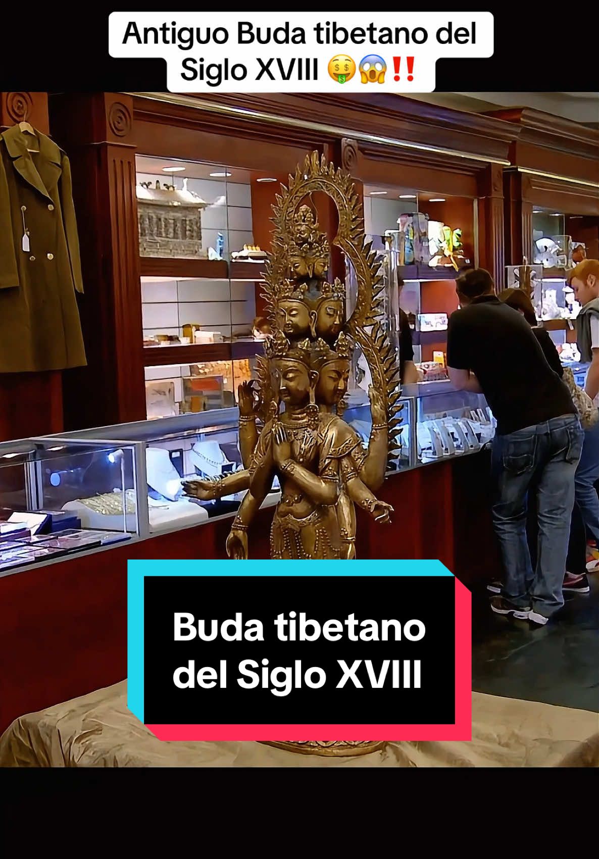 Antiguo Buda tibetano de Siglo XVIII #elpreciodelahistoria #historia #antiguedades #coleccion #coleccionista #historychannel 