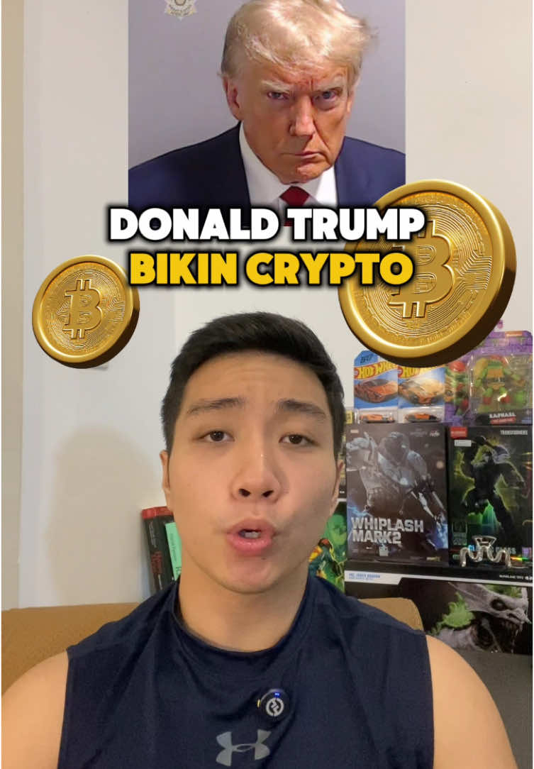 Presiden kok bikin memecoin?!😨 Apakah bakal ngalahin memecoin lainnya? #trump #memecoin #cryptocurrency 