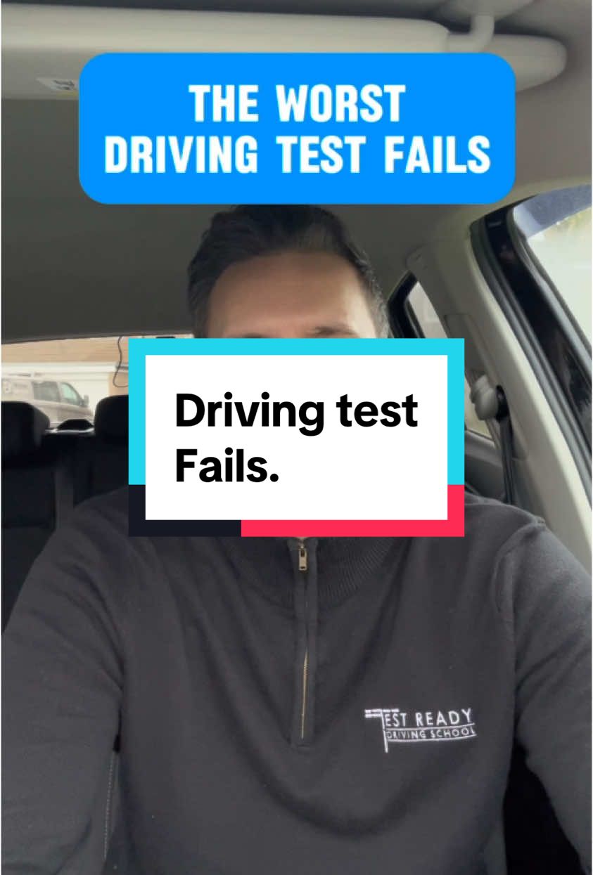 The worst driving test fails.  Let us know in the comments if you’ve failed recently and would like more support.  #creatorsearchinsights #worstdrivingtestfail #learntodrive #drivinginstructor #drivinglessons #drivingtestpass #drivingtestfail #drivinganxiety #drivingtesttipsuk #ukdrivingtest 