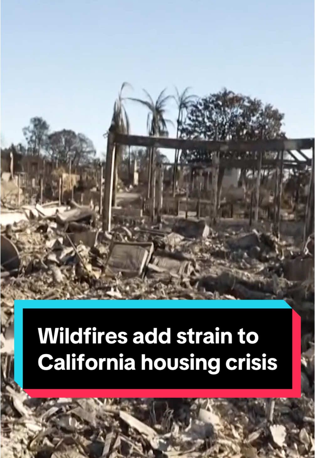 Many California residents who have been displaced by the deadly wildfires now face a severe housing crisis. Skyrocketing rents and limited options are leaving thousands searching for a place to call home. #news #wildfires #losangeles #housing #homeless #realestate #california 