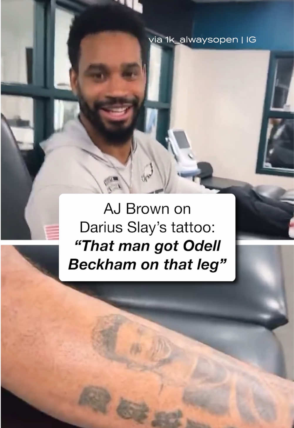 Darius Slay: “man, chill out” 🤣 #philadelphiaeagles #eagles #nflfootball 