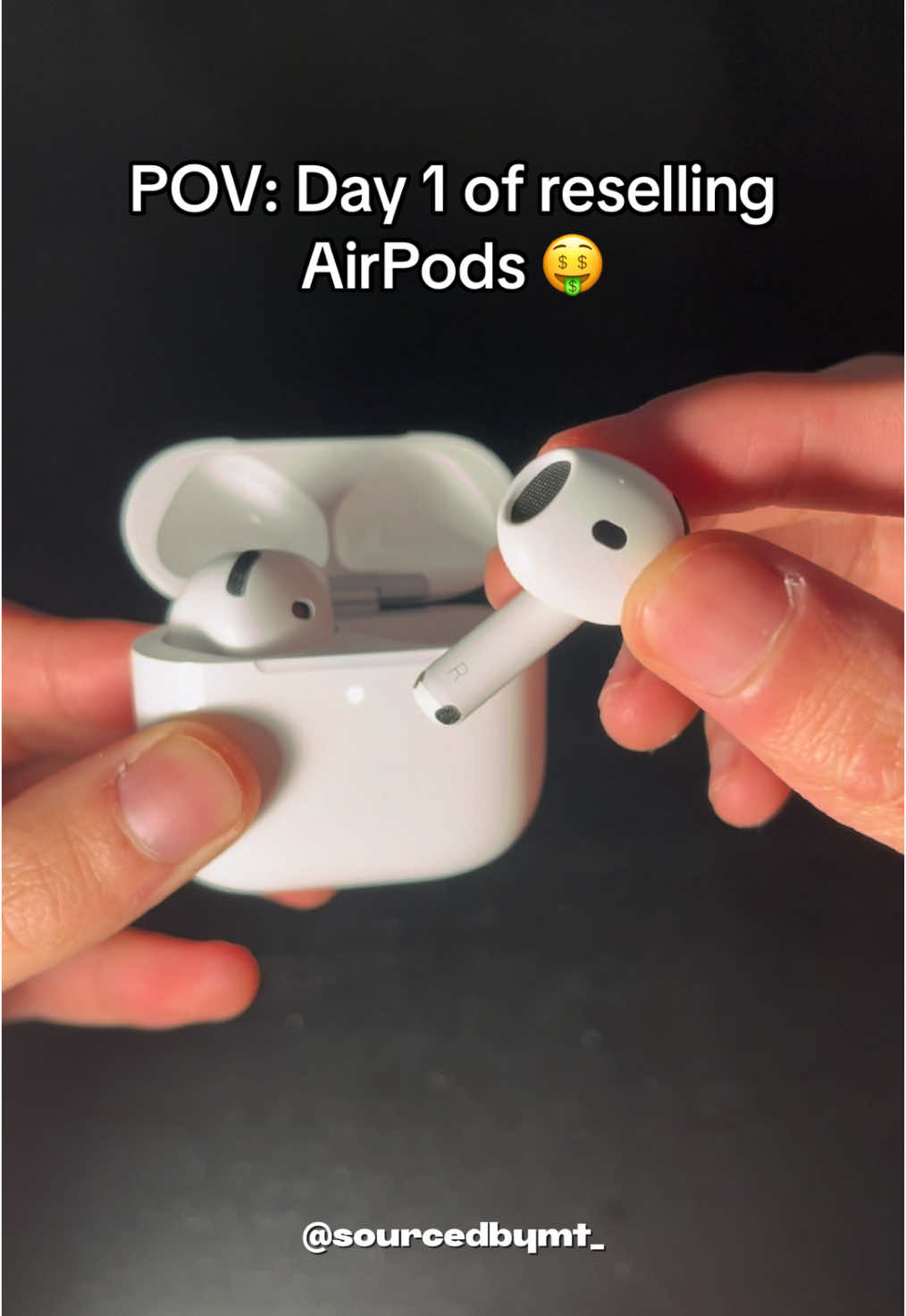 Day 1 of reselling AirPods as a 15 year old… #airpods #reselling #moneytok #teenager #vendor #fyp #CapCut 