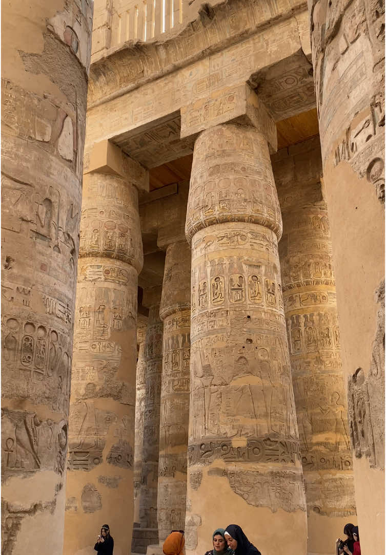 Crazy to imagine humans building this all 3,000 years ago #karnaktemple #luxor #egypt #ancientegypt 