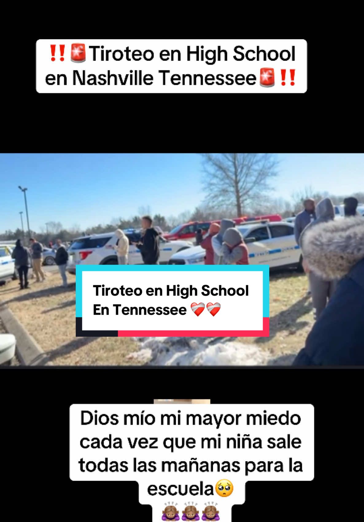 Tiroteo en High School en Nashville Tennessee‼️‼️  #noticias #nashville #tennessee #tiroteo #Dios 