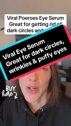Love this viral affordable eye serum #skincare #creatorsearchinsights #skincareroutine #affordableskincare #eyeserum #viralskincare #darkcircles #wrinkles #wrinklesbegone #puffyeyes #over50 #over40 #womenover50 #womenover50ontiktok #genx #genxtiktokers #caffeine #hyaluronicacid #hyaluronicacidserum #skinserum #retinol #retinolskincare #fyp #foryoupage #fypシ #fypviralシ #poeroes 