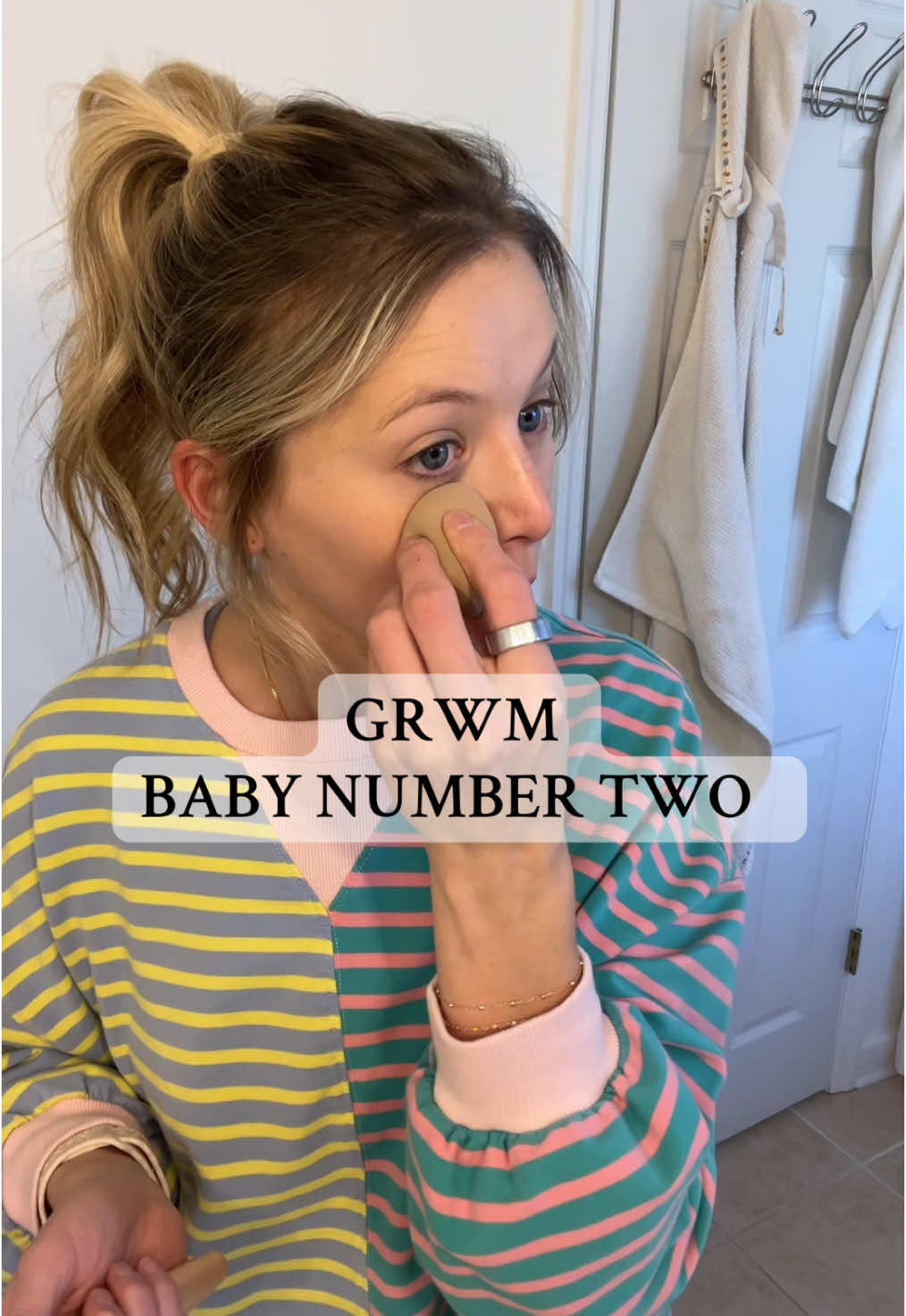 GRWM: Baby number 2  Feeling alittle under the weather today 🤧 #grwmroutine #GRWM #babynumber2 #qanda #infertility #infertilityjourney #adoptionjourney #adoption 