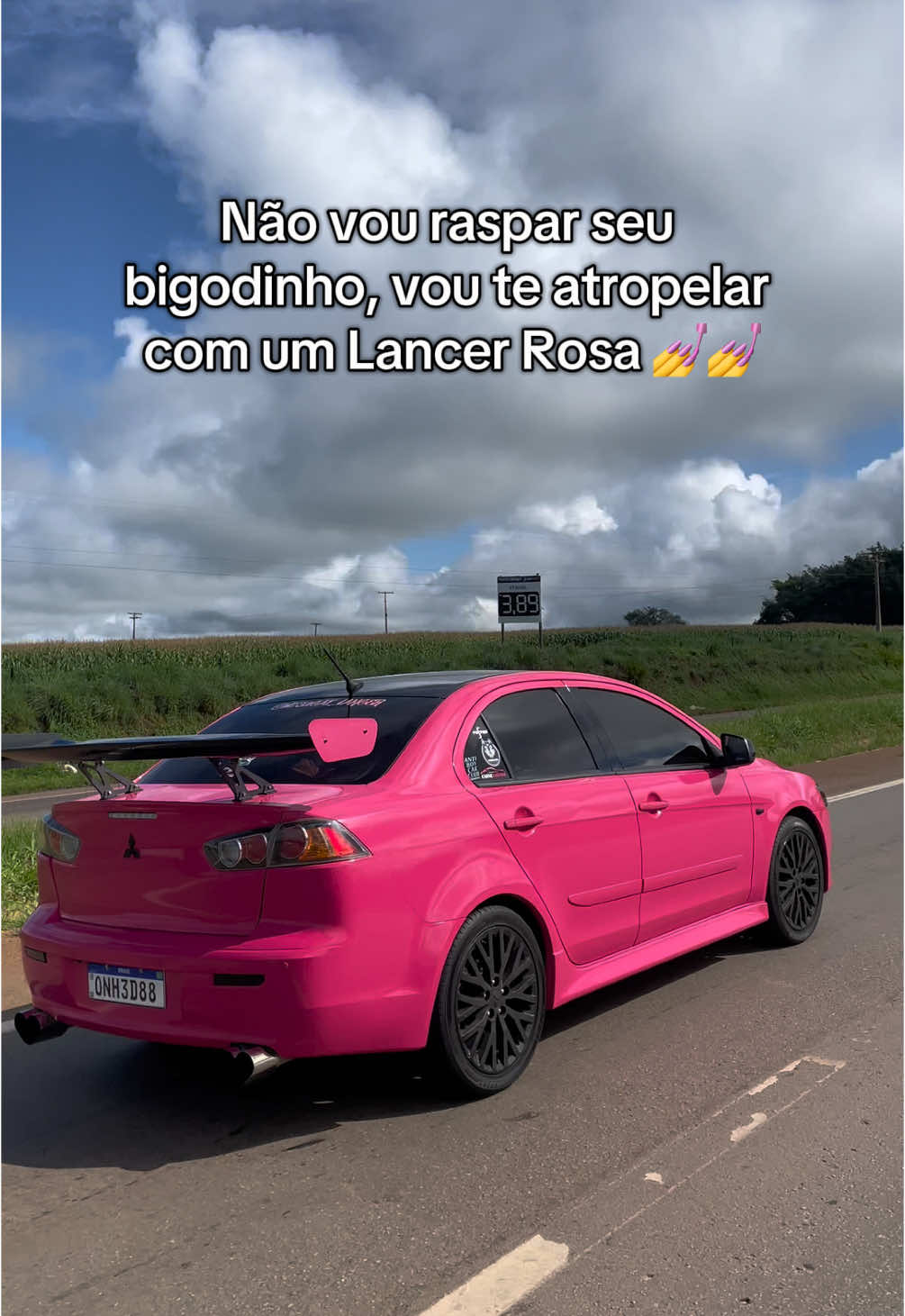 Considere-se privilegiado 💅💅 #gearhead #carros #lancerrosa #projetoautomotivo #carrospersonalizados #lancer #amorpossessivo #mcdricka #mitsubishi 