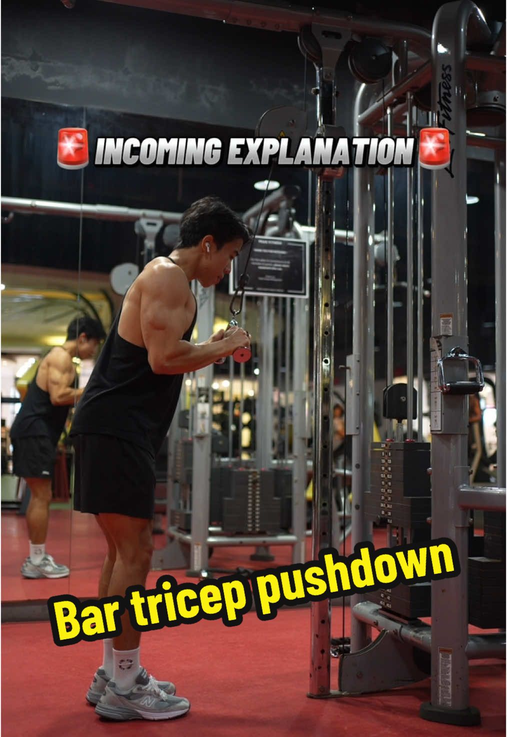 If you’re getting wrist pain on Tricep Pushdowns or just want to know how to setup the movement optimally, here’s the best way to do Tricep Pushdowns #fyp #Fitness #gym #bodybuilding #TikTokTaughtMe 