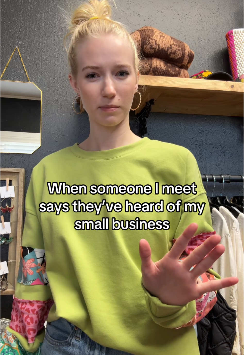 When people tell me they’ve heard of Love Elvy before 🥰 #boutique #collegestation #boutiqueowner #fashion #OOTD #SmallBusiness #loveelvy #texas #shopping 