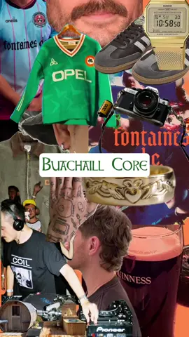 Ceart go leor we can’t forget na buachaillí. Buchaill core: starts from the mullet all the way to those stick and poke tattooed leamha. Tá siad i grá le na Fontaines dc and who’s blaming ye. A buachaill will not be shy of wardrobe full of vintage jerseys and seaicéad as carhartt. In dáiríre though how could we live without ye banging away on the dj decks our lil claddagh earrings ears could never. Pógíní, na Cailíní #buachaillcore #cailincore #irishrevival #irishboy #fashion #eire #fyp #gaeilgetiktok #fontainesdc @Pellador @Fontaines D.C. @CARHARTT 