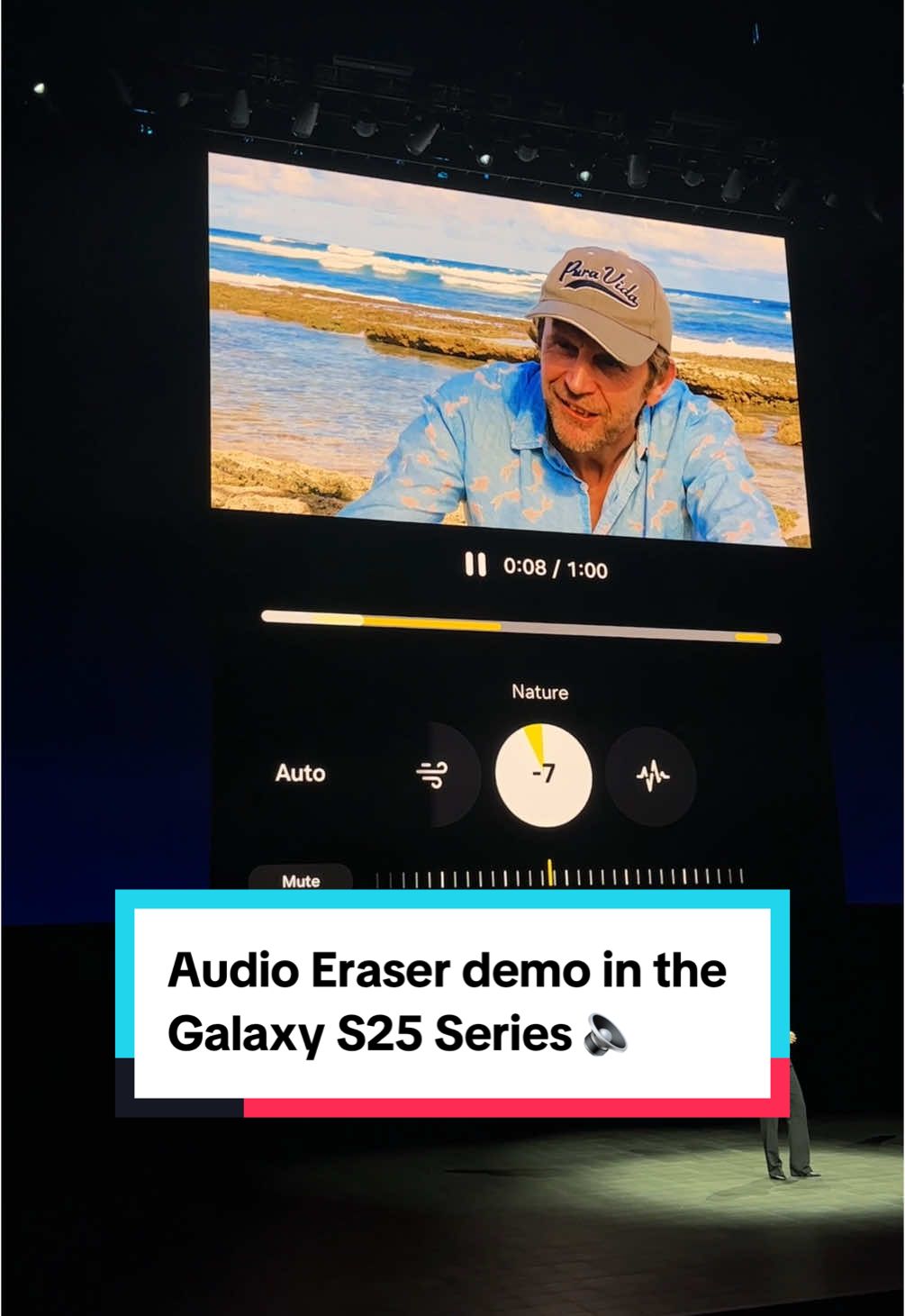 Samsung Galaxy S25 series gets AI Audio Eraser, and the demo made us believe in noise cancellation 🔉😱 #samsung #galaxys25 #galaxys25series #galaxys25ultra #techtok #galaxyunpacked #audioeraser #ai #galaxyai