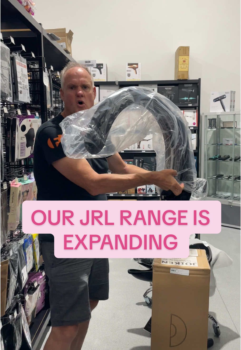 Our JRL range is expanding 👏🏽🙌🏽 #jrl #trending #trend #funny #viral #trendingsound #hairdresser #barber #salondirect #hairtok 