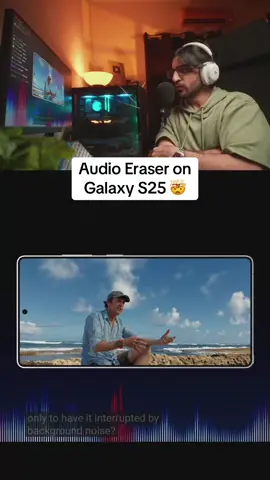 This has to be one of the most incredible features on the Galaxy S25 - Audio Eraser 🤯 #samsungunpacked #galaxyunpacked #s25 #tech #s25ultra #audioeraser #withgalaxy 