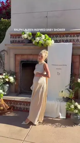 Ralph Lauren Inspired Baby Shower 🤎 #ralphlaurenaesthetic #babyshowerideas #babyboyshower #babyshowerdress #babyboyaesthetic #babyshowerdecorations 