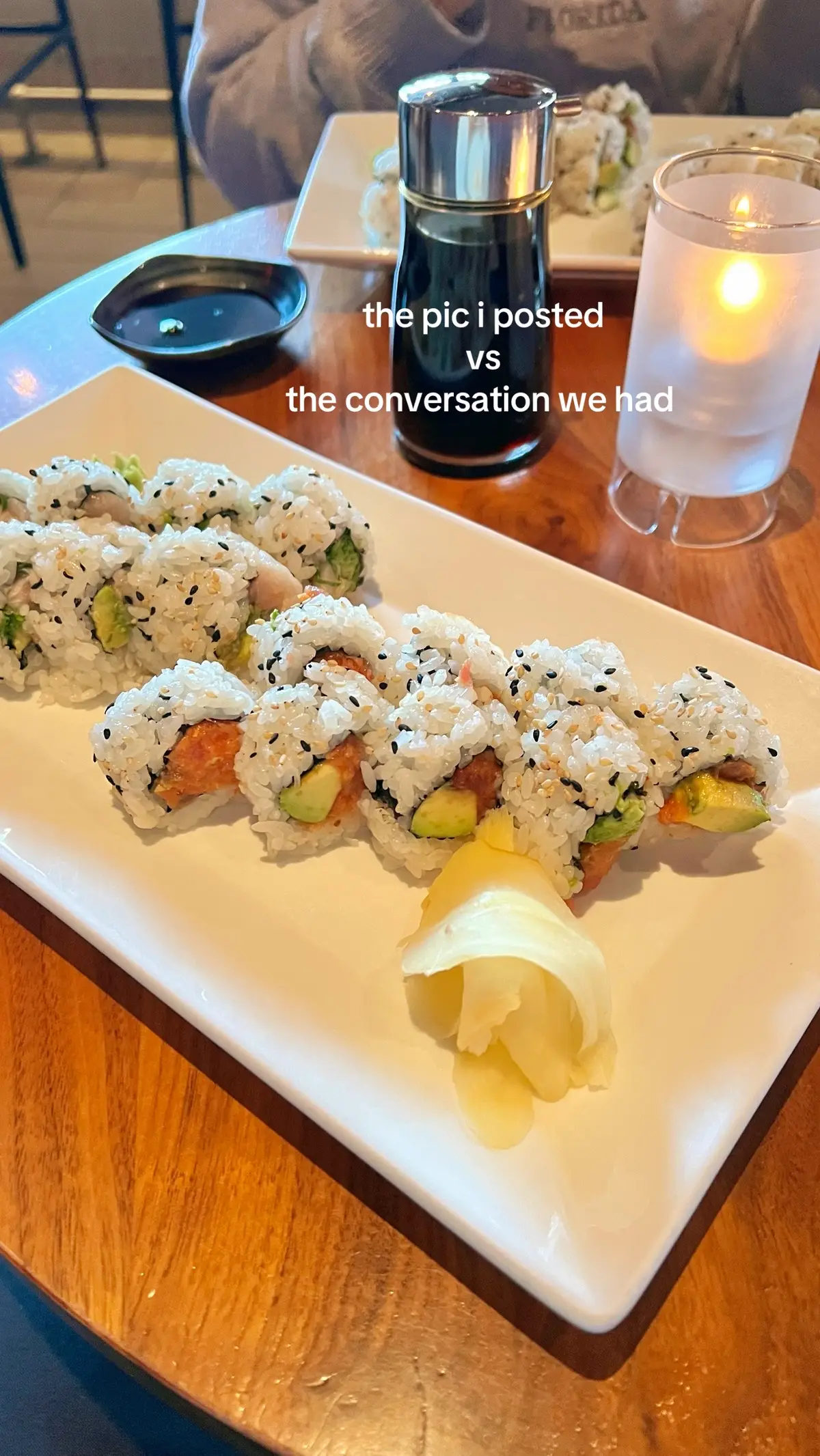 its ok i love you red sushi 🍣 #40dollars #convo 