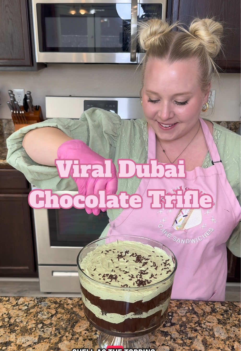 This tasted BETTER than I thought it would! Already brainstorming my next Dubai Chocolate inspired dessert 🍫 #dubaichocolate #dubaichocolatebar #dubaichocolatetrifle #pistachio #trifle #dubai #dessert #girlsnight 