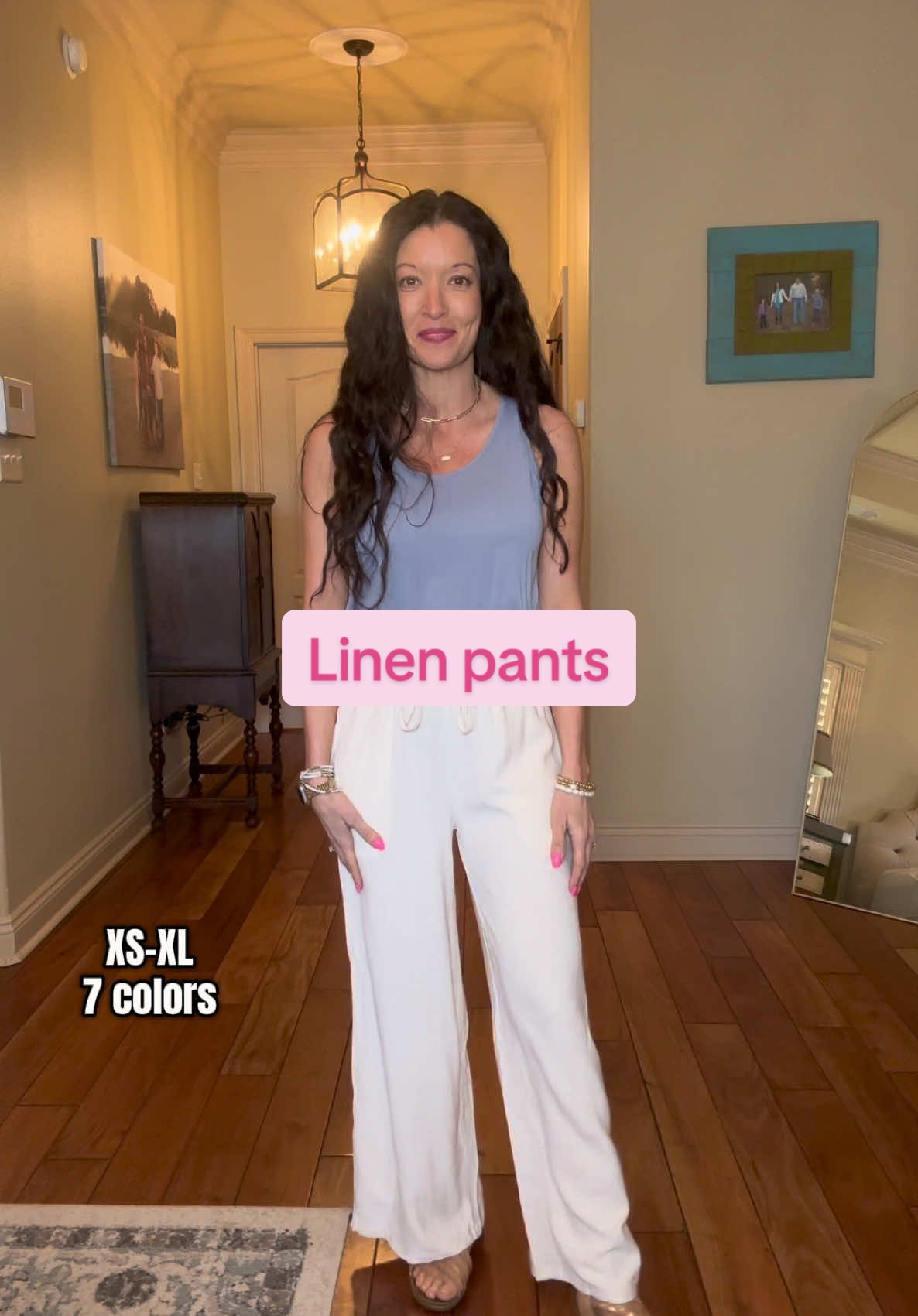 Linen pants are the timeless classic wardrobe piece. There are seven different colors and they are on sale right now. #LinenPants # #LinenOutfit #SummerOutfit #BeachOutfit #TikTokShop #TikTokShopfinds #JumpstartSale #spotlightfinds @Uaneo #uaneo 