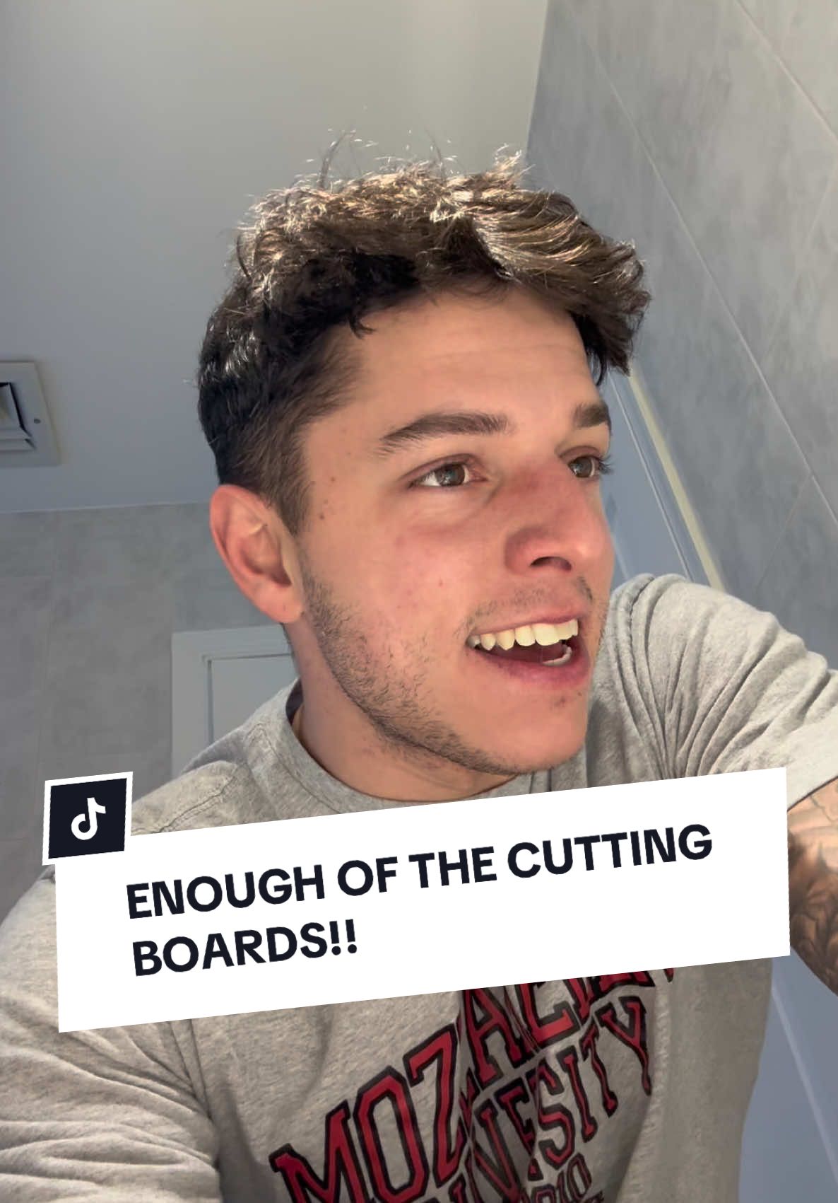 ENOUGH OF THE CUTTING BOARDS! 