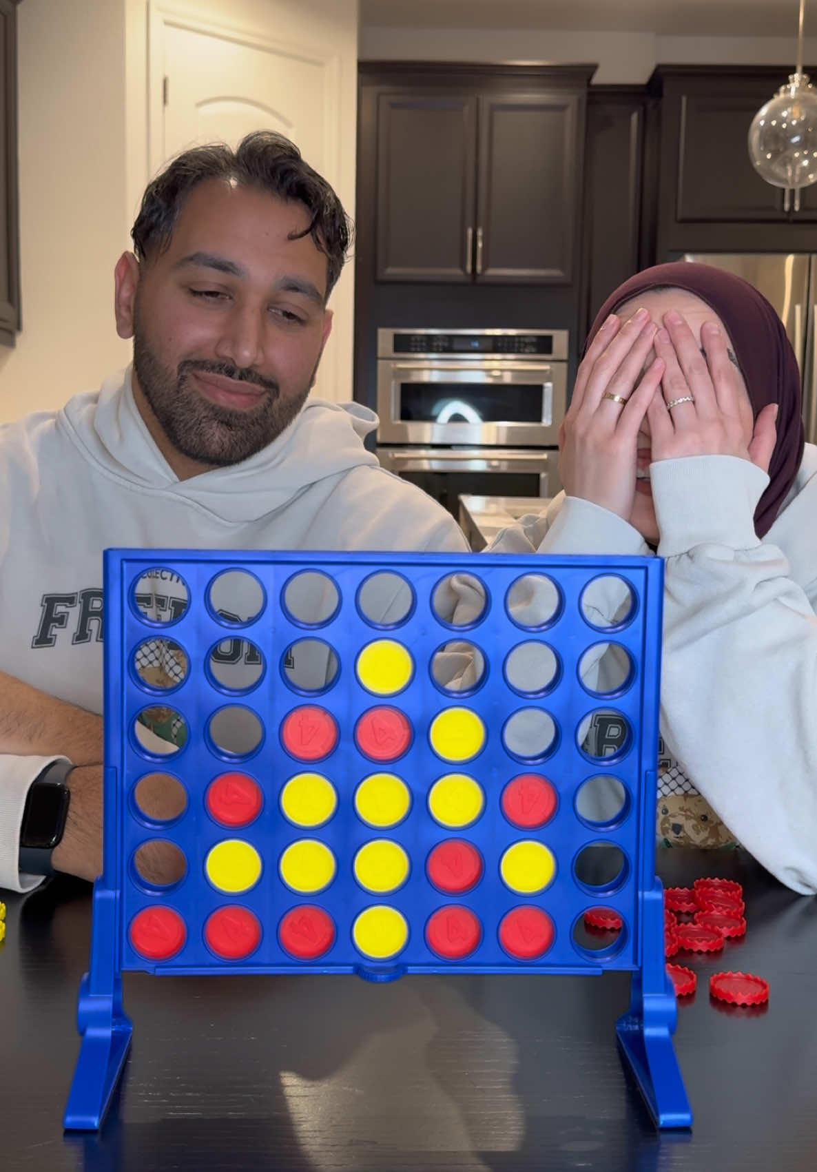 Enough is enough 😬 #connect4 #boardgametok #boardgames #GameNight #couples 