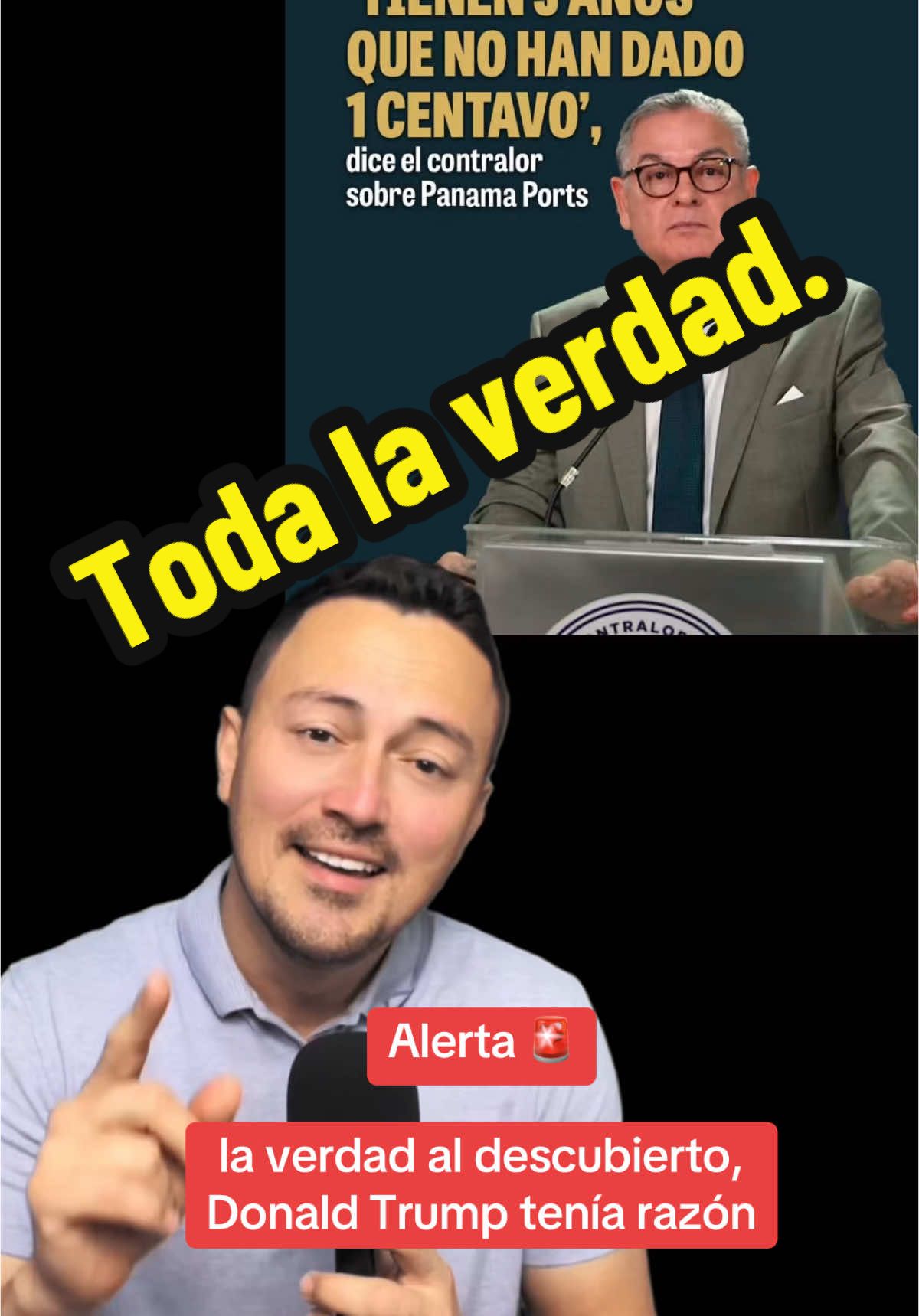 Alerta🚨 la verdad al descubierto. . . . . . #PanamáPort #DonaldTrump #CanalDePanamá #Panameños #Panameñas #ElCanal #China #Noticia #ultimaHora 