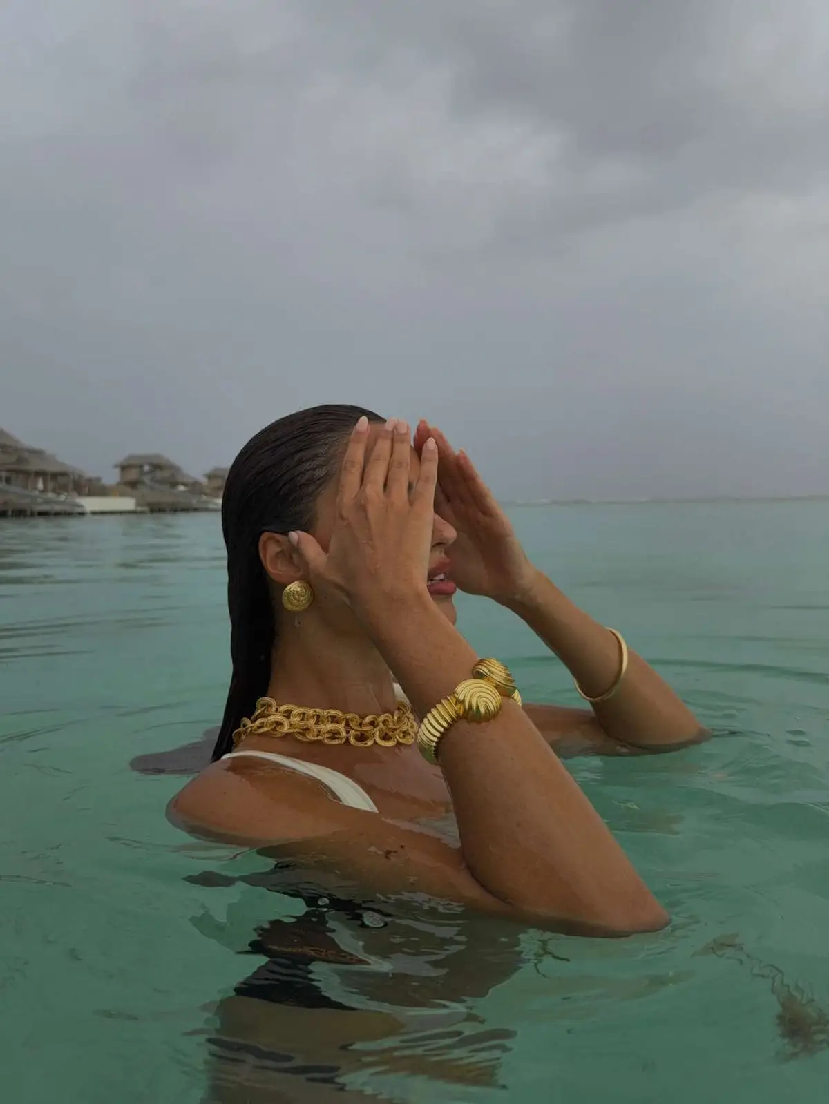maybe I just needed to go back to the Maledives 🐚🌊 #maledives #swimwear #vacationmode 