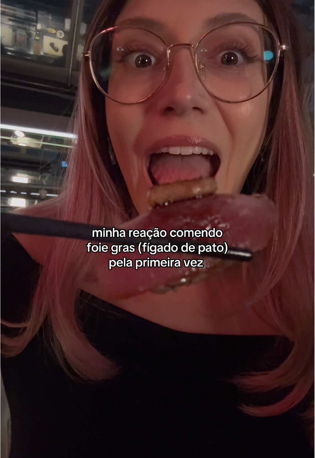 vocês já comeram? #comendo #provando #foiegras #sushi 