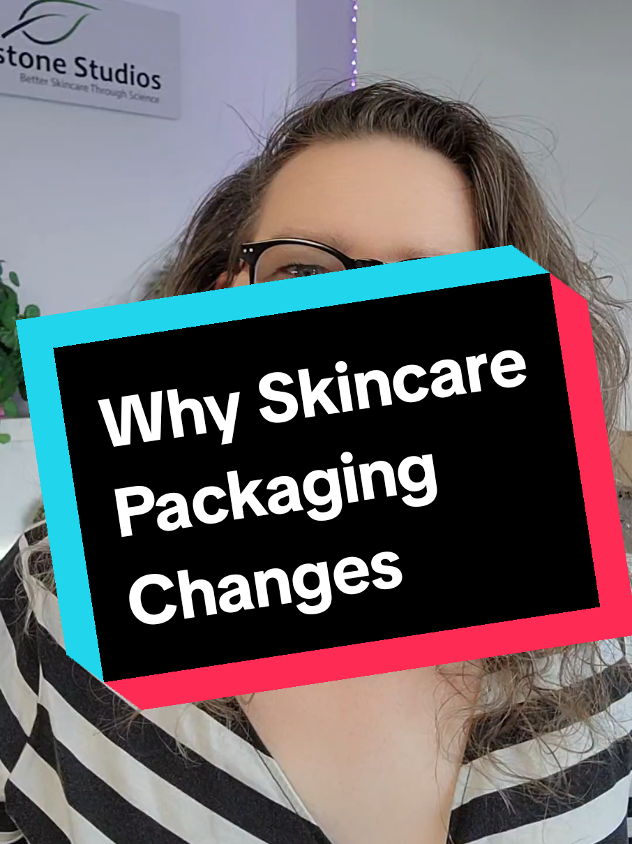 Why do Skincare companies keep changing their packaging? #Skincare #riverstonenaturals🌱 #howitsmade #beauty #business #ghkcu #peptideserum 