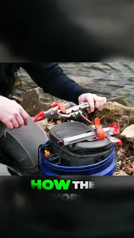 Automatic fishing rod holder #fishing 