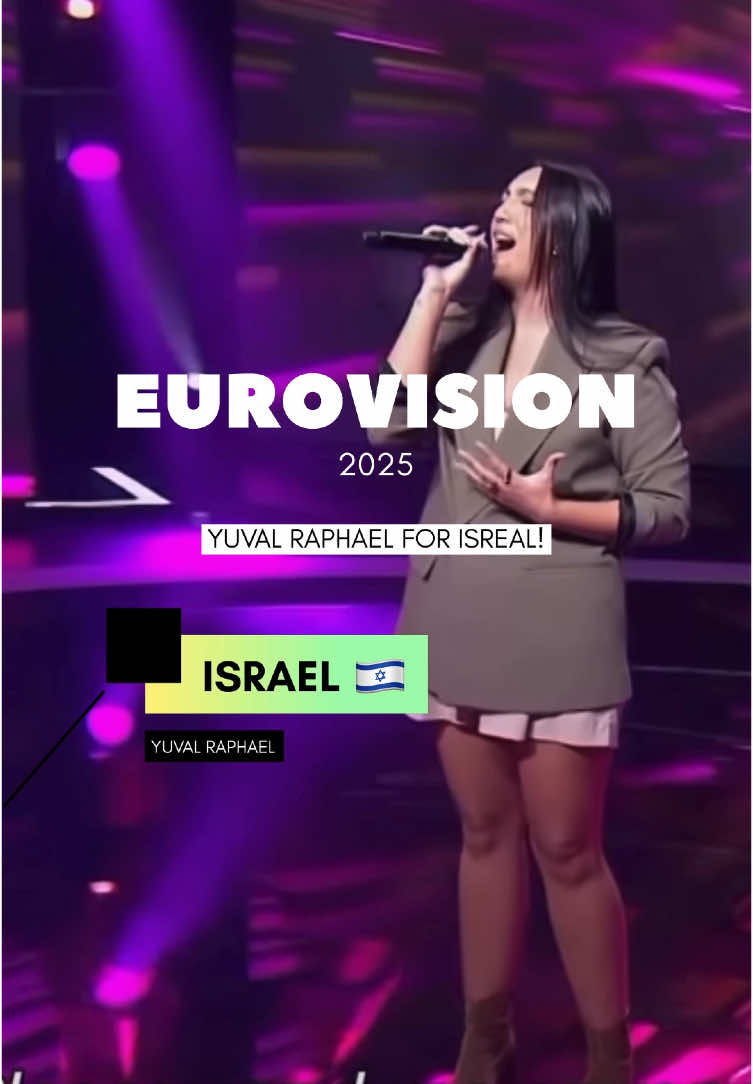 #cristianeurovision #fyp #viral #eurovision #esc2025 #switzerland2025 #unitedbymusic #israel #escisrael #hakokhavhaba #yuvalraphael 