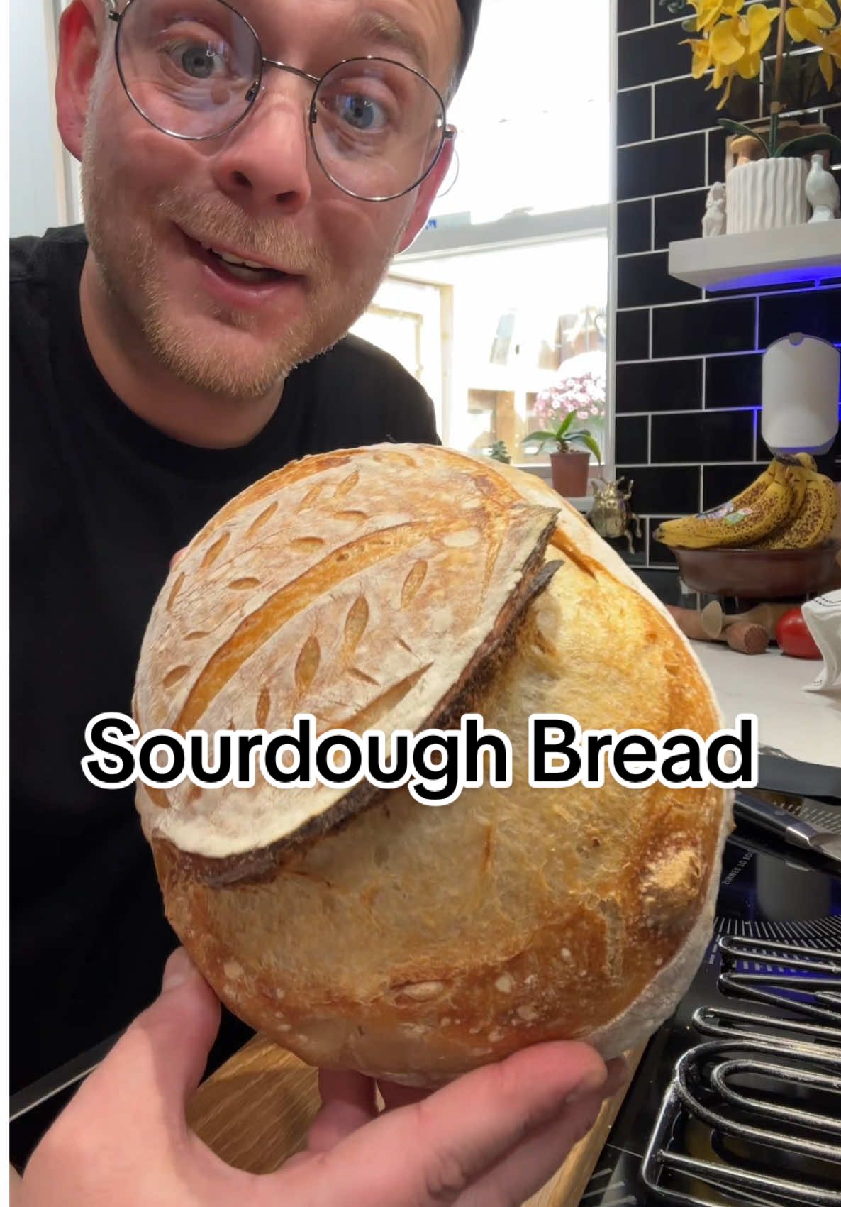 Finally I baked a loaf of Sourdough Bread after 15 days of sourdough starter made from scratch 🍞#sourdoughstarter #sourdoughbread #sourdough #sourdoughtok #sourdoughforbeginners #pt2 #sourdoughbaking #bread #foodtiktok #homemadebread #homemade #try #fyp 