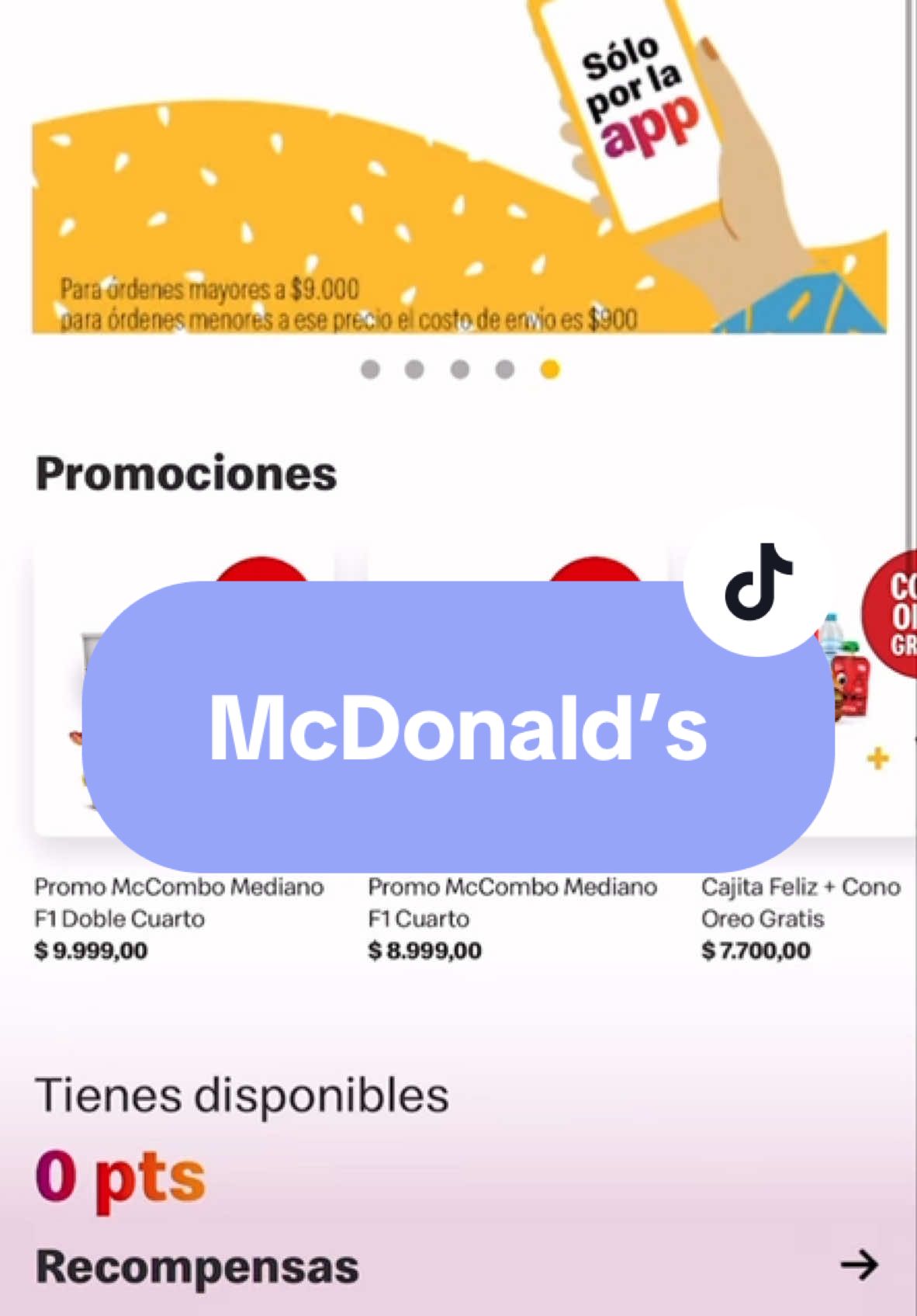 Cupón para McDonald’s  #ofertas #mcdonalds #cupon #cupones #descuentos #ruleta #burger #food #parati #fyp #foryou #viral #tendencia #argentina #descuentos 