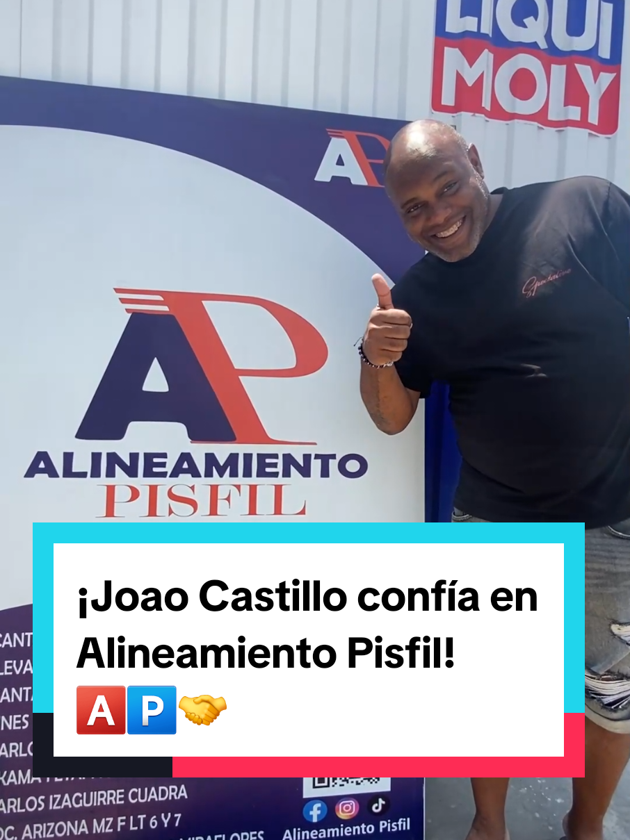 ¿Problemas con tu vehículo? 🤯🛻 ¡Joao Castillo también los tenía y confió en Alineamiento Pisfil! 🔧😎  Con un equipo experto en suspensión, dirección y frenos, le devolvemos la vida a tu vehículo mientras arrancamos sonrisas. 😁✨  ¡No esperes más y ven al taller que todos recomiendan, incluso Joao! 🚗💪 #alineamiento #amortiguadores #MG #tallerautomotriz #mecanicos #mecanicautomotriz #tallerdeconfianza #llantas #cliente #experienciacliente #fallamecanica 