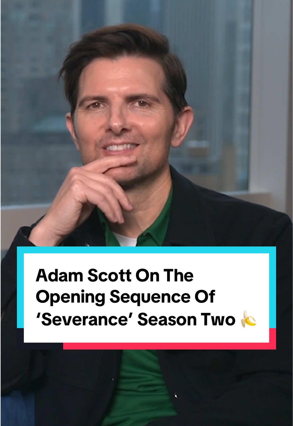Out of breath just watching it 😮‍💨  #AdamScott shares what powered him through the opening sequence #Severance Season Two.  #AppleTV #severanceseason2 